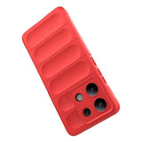 EIDERWOOD Xiaomi Redmi Note 13 (4G) Fleksibelt Plastik Bagside Cover - Rød