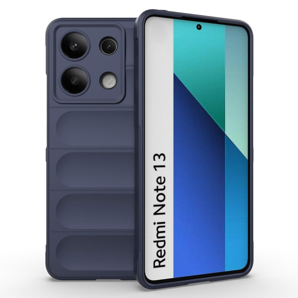 EIDERWOOD Xiaomi Redmi Note 13 (4G) Fleksibelt Plastik Bagside Cover - Blå