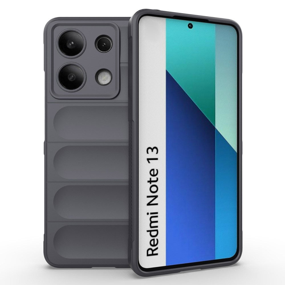 EIDERWOOD Xiaomi Redmi Note 13 (4G) Fleksibelt Plastik Bagside Cover - Grå