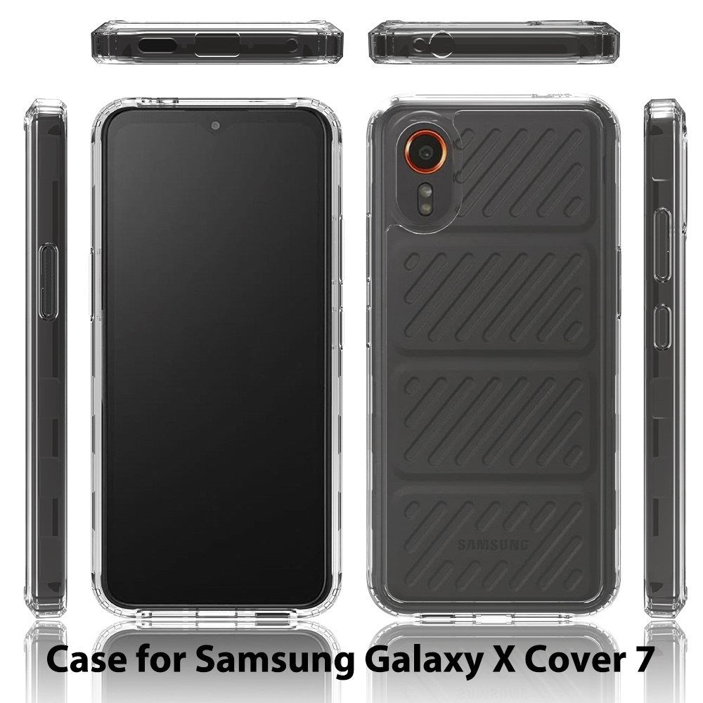 EIDERWOOD Samsung Galaxy Xcover 7 Hybrid Plastik Bagside Cover - Gennemsigtig