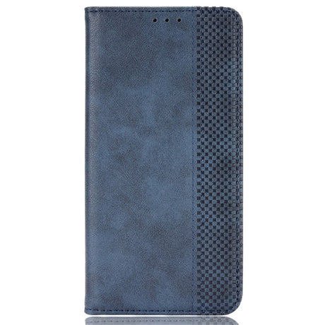 Honor Magic6 Pro (5G) - EIDERWOOD Magnetisk Kunstlæder Flip Cover - Blå