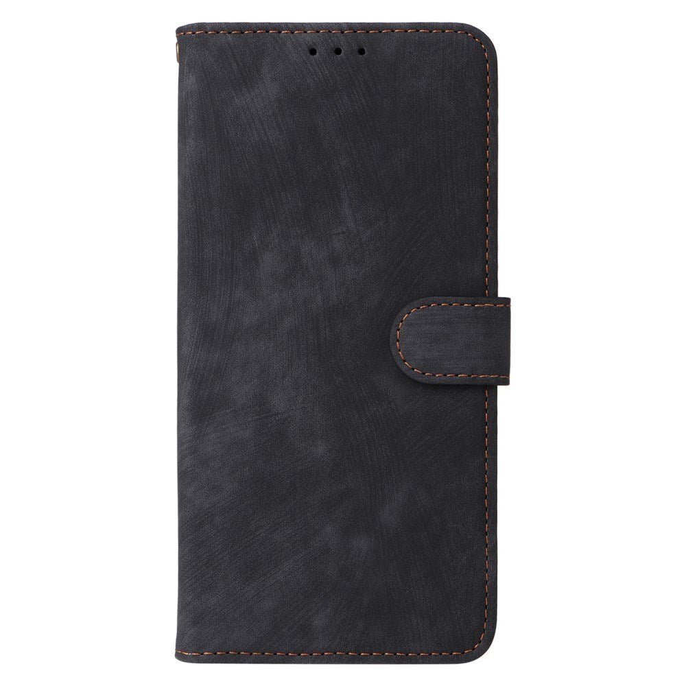 EIDERWOOD Motorola Moto G04 / G24 / G24 Power Læder Flip Cover m. Pung og Strop - Sort