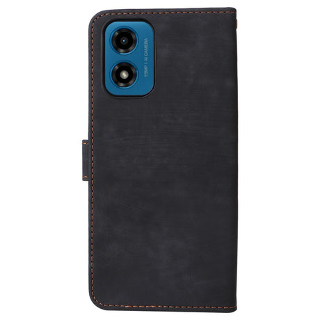 EIDERWOOD Motorola Moto G04 / G24 / G24 Power Læder Flip Cover m. Pung og Strop - Sort