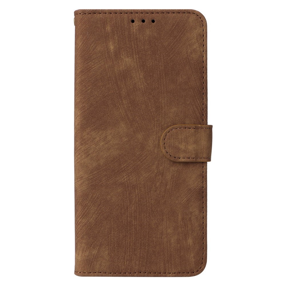 EIDERWOOD Motorola Moto G04 / G24 / G24 Power Læder Flip Cover m. Pung og Strop - Brun