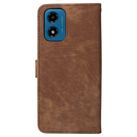 EIDERWOOD Motorola Moto G04 / G24 / G24 Power Læder Flip Cover m. Pung og Strop - Brun