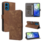 EIDERWOOD Motorola Moto G04 / G24 / G24 Power Læder Flip Cover m. Pung og Strop - Brun