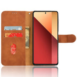 EIDERWOOD Xiaomi Redmi Note 13 Pro (4G) / Poco M6 Pro Blødt Læder Flip Cover m. Pung - Brun