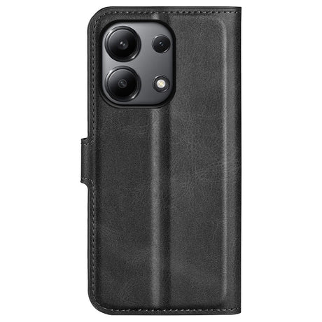 EIDERWOOD Xiaomi Redmi Note 13 (4G) Læder Flip Cover m. Kortholder & Magnetisk Luk - Sort