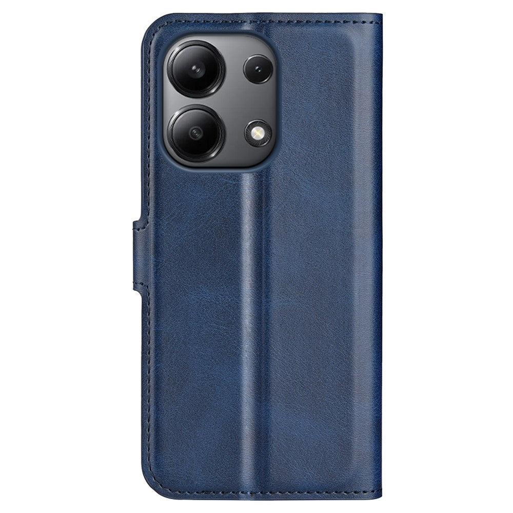 EIDERWOOD Xiaomi Redmi Note 13 (4G) Læder Flip Cover m. Kortholder & Magnetisk Luk - Blå