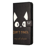 EIDERWOOD Samsung Galaxy Xcover 7 Flip Cover - Kortholder & Ståfunktion - "Don't Touch My Cellphone" Kat