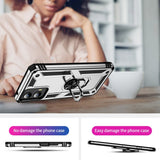 EIDERWOOD Motorola Moto G Play (2024) Håndværker Case m. Magnetisk Kickstand - Sølv