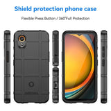 EIDERWOOD Samsung Galaxy Xcover 7 Rugged Shield Series Håndværker Bagside Cover - Sort