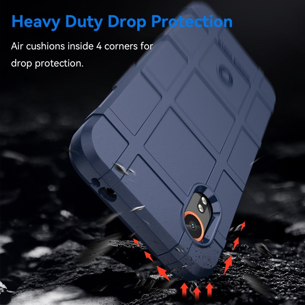 EIDERWOOD Samsung Galaxy Xcover 7 Rugged Shield Series Håndværker Bagside Cover - Blå