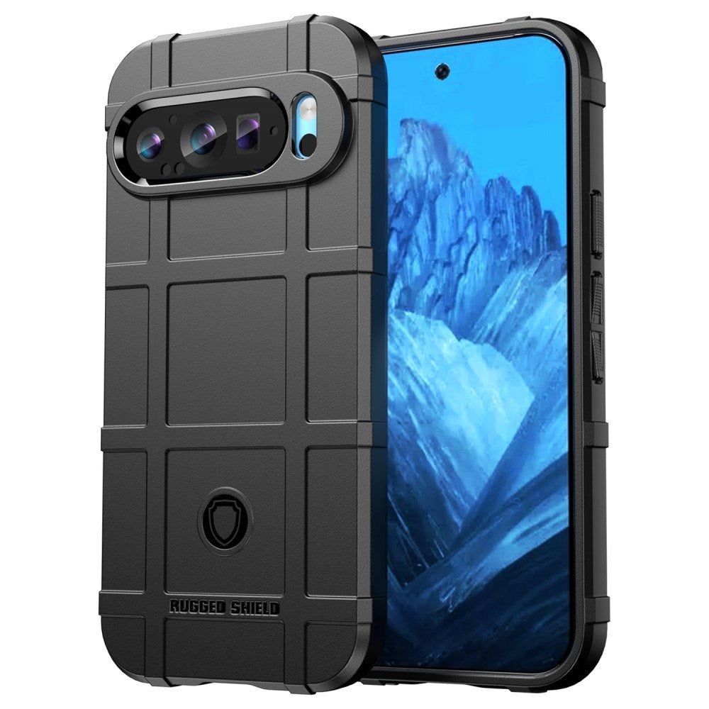 EIDERWOOD Google Pixel 9 / 9 Pro Rugged Shield Series Håndværker Bagside Cover - Sort