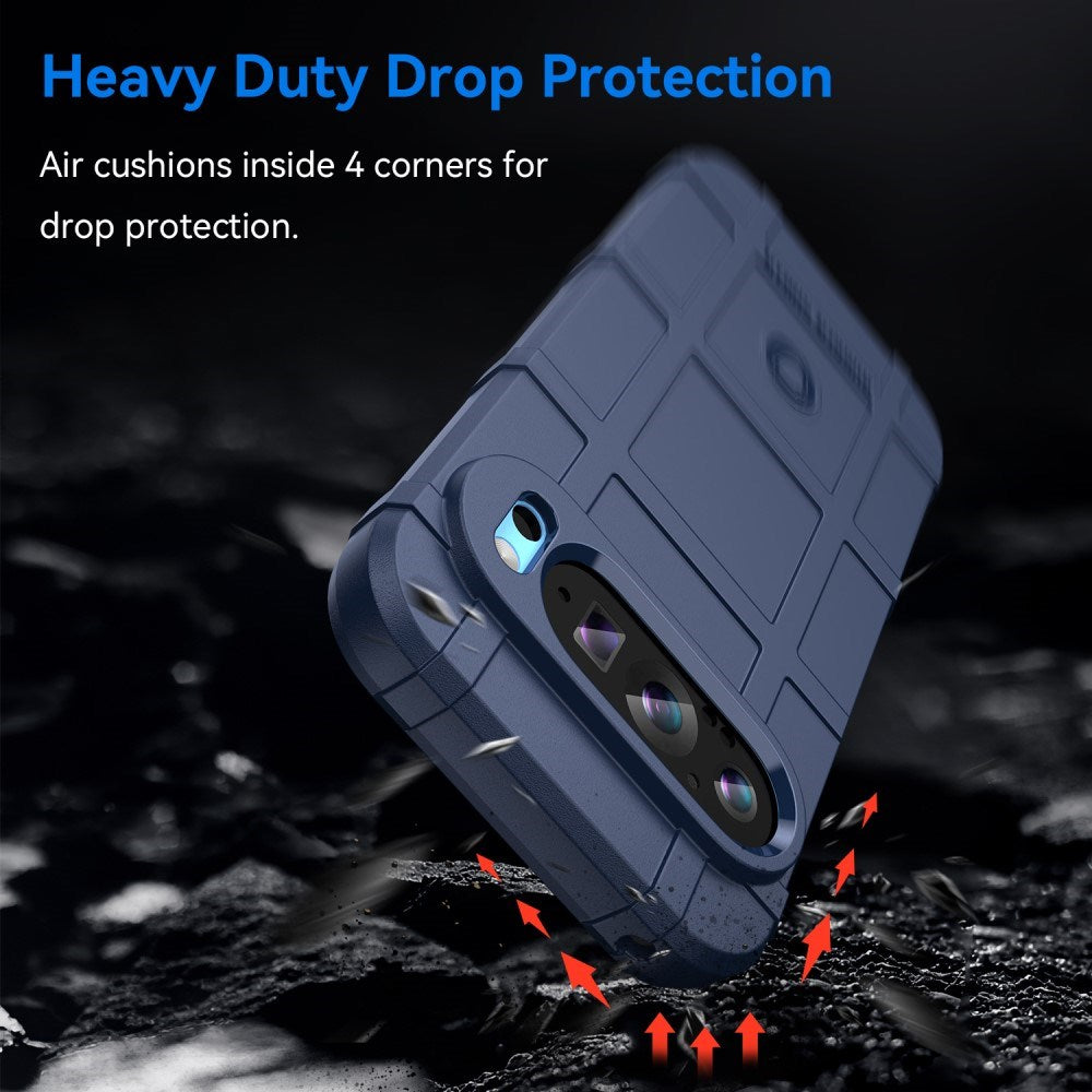 EIDERWOOD Google Pixel 9 / 9 Pro Rugged Shield Series Håndværker Bagside Cover - Blå