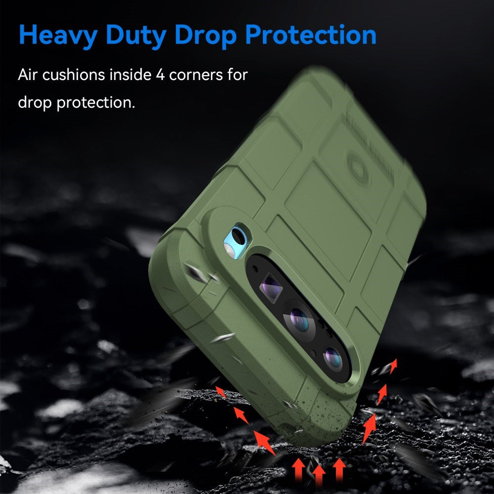 EIDERWOOD Google Pixel 9 Pro XL Rugged Shield Series Håndværker Bagside Cover - Grøn