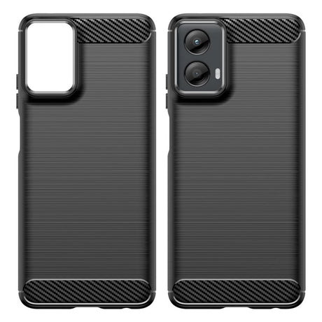 EIDERWOOD Motorola Moto G 5G (2024) Brushed Carbon Bagside Cover - Sort