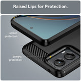 EIDERWOOD Motorola Moto G 5G (2024) Brushed Carbon Bagside Cover - Sort