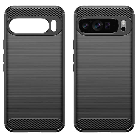 EIDERWOOD Google Pixel 9 Pro XL Brushed Carbon Bagside Cover - Sort