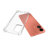Motorola Moto E14 (4G) / G04 (4G) / G04s (4G) / G24 (4G) - EIDERWOOD Fleksibelt Plastik Bagside Cover - Gennemsigtig