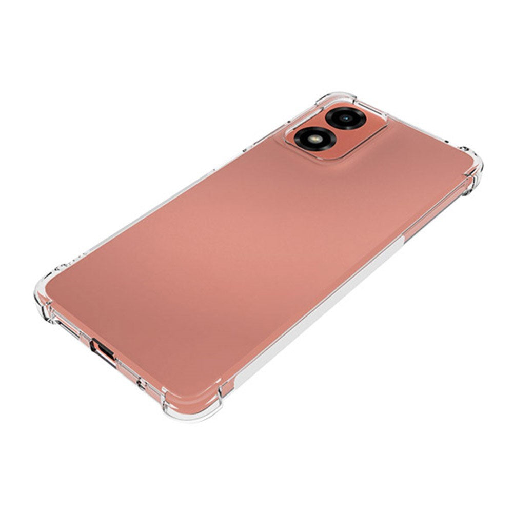 Motorola Moto E14 (4G) / G04 (4G) / G04s (4G) / G24 (4G) - EIDERWOOD Fleksibelt Plastik Bagside Cover - Gennemsigtig