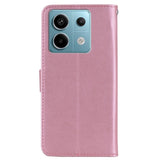 EIDERWOOD Xiaomi Redmi Note 13 Pro 5G / Poco X6 Læder Flip Cover m. Pung - Ugle & Rhinsten - Rose Gold