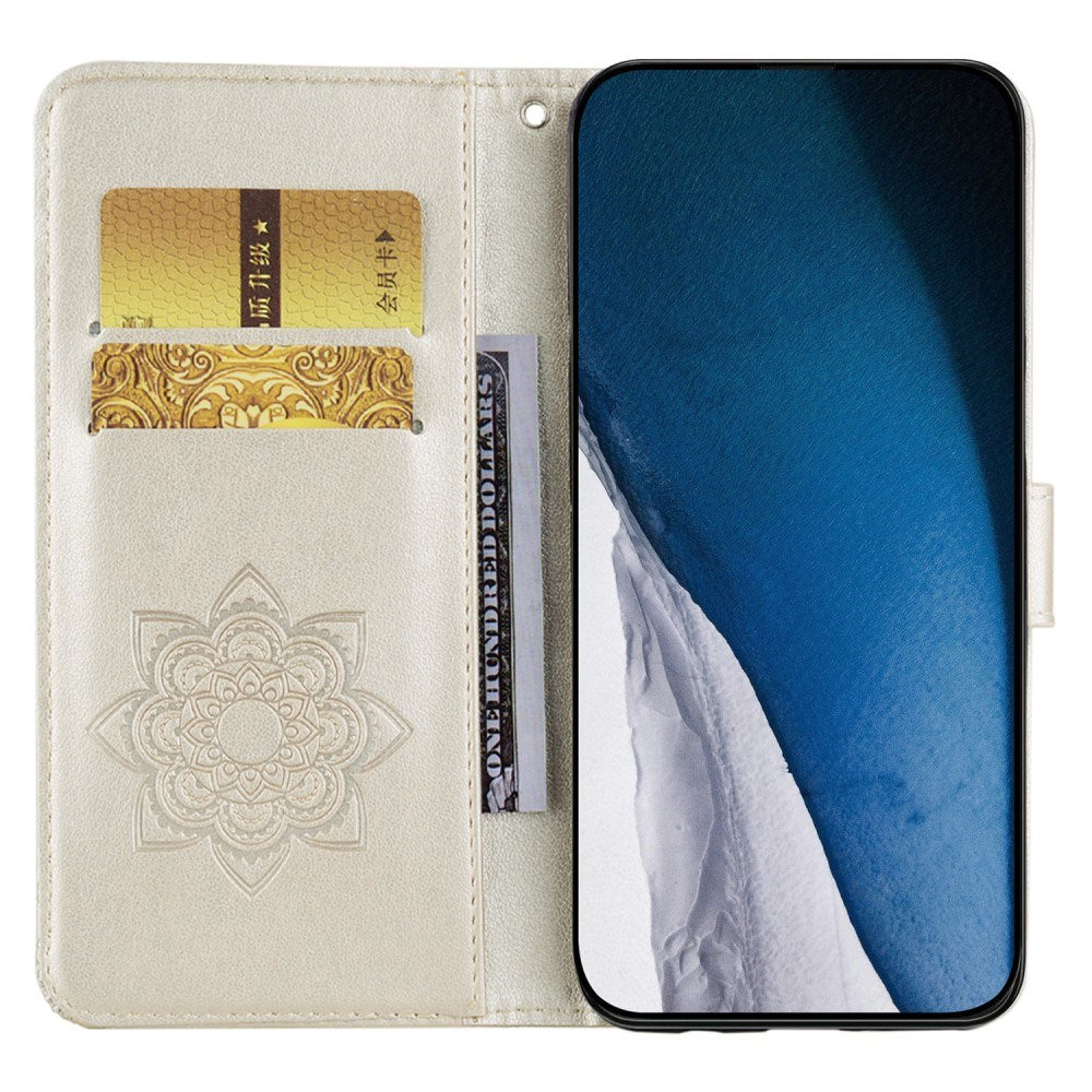 EIDERWOOD Xiaomi Redmi Note 13 Pro 5G / Poco X6 Læder Flip Cover m. Pung - Ugle & Rhinsten - Guld