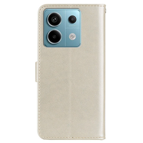 EIDERWOOD Xiaomi Redmi Note 13 Pro 5G / Poco X6 Læder Flip Cover m. Pung - Ugle & Rhinsten - Guld