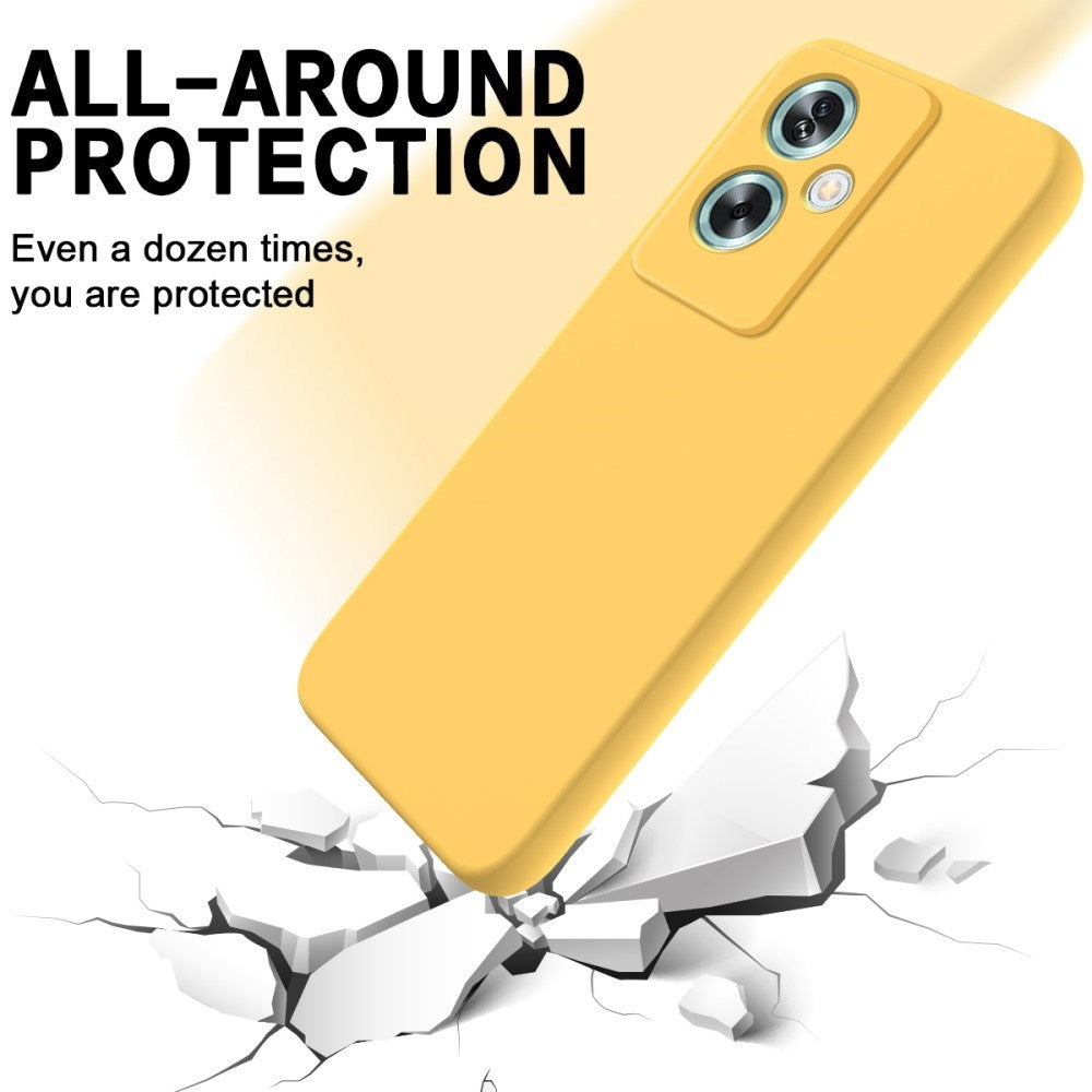 EIDERWOOD OnePlus Nord N30 SE (5G) Liquid Silikone Bagside Cover m. Strop - Gul