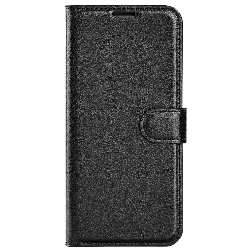 Honor X7b / 90 Smart - EIDERWOOD Kunstlæder Flip Cover m. Kortholder & Ståfunktion - Sort