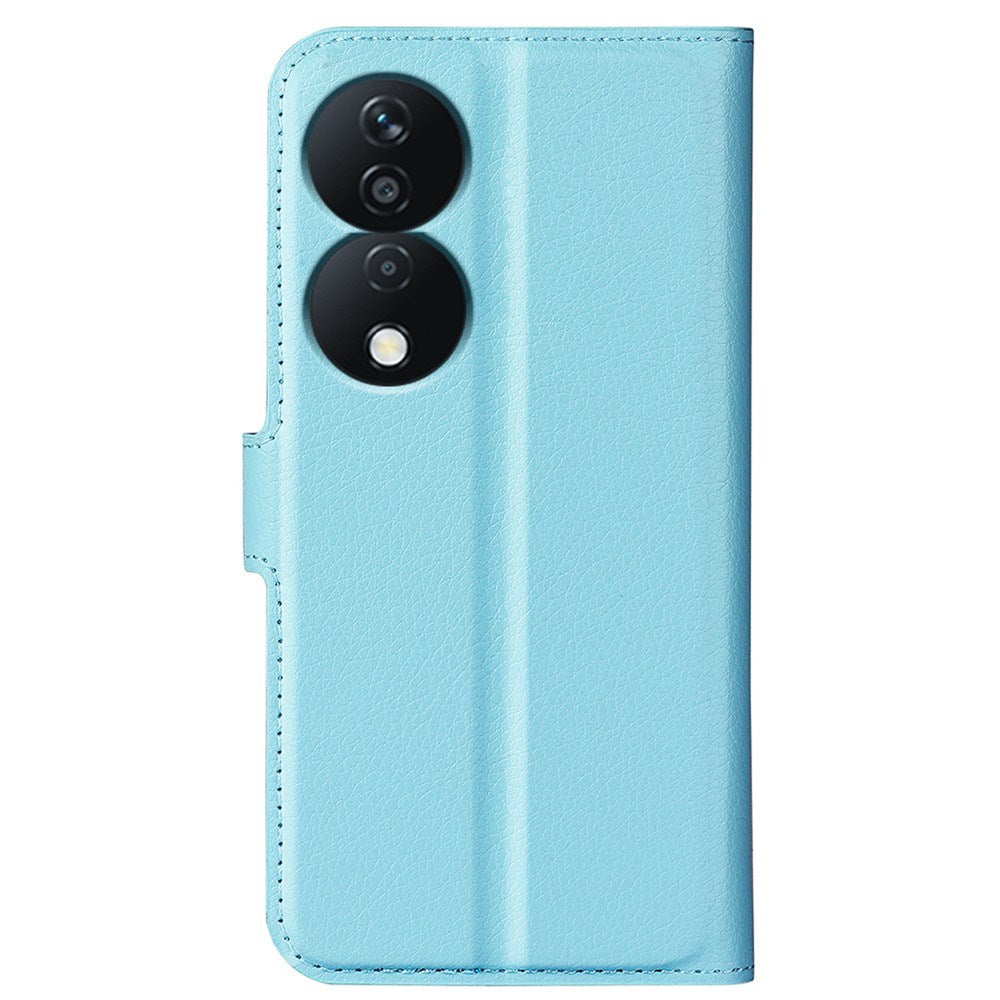 Honor X7b / 90 Smart - EIDERWOOD Kunstlæder Flip Cover m. Kortholder & Ståfunktion - Blå