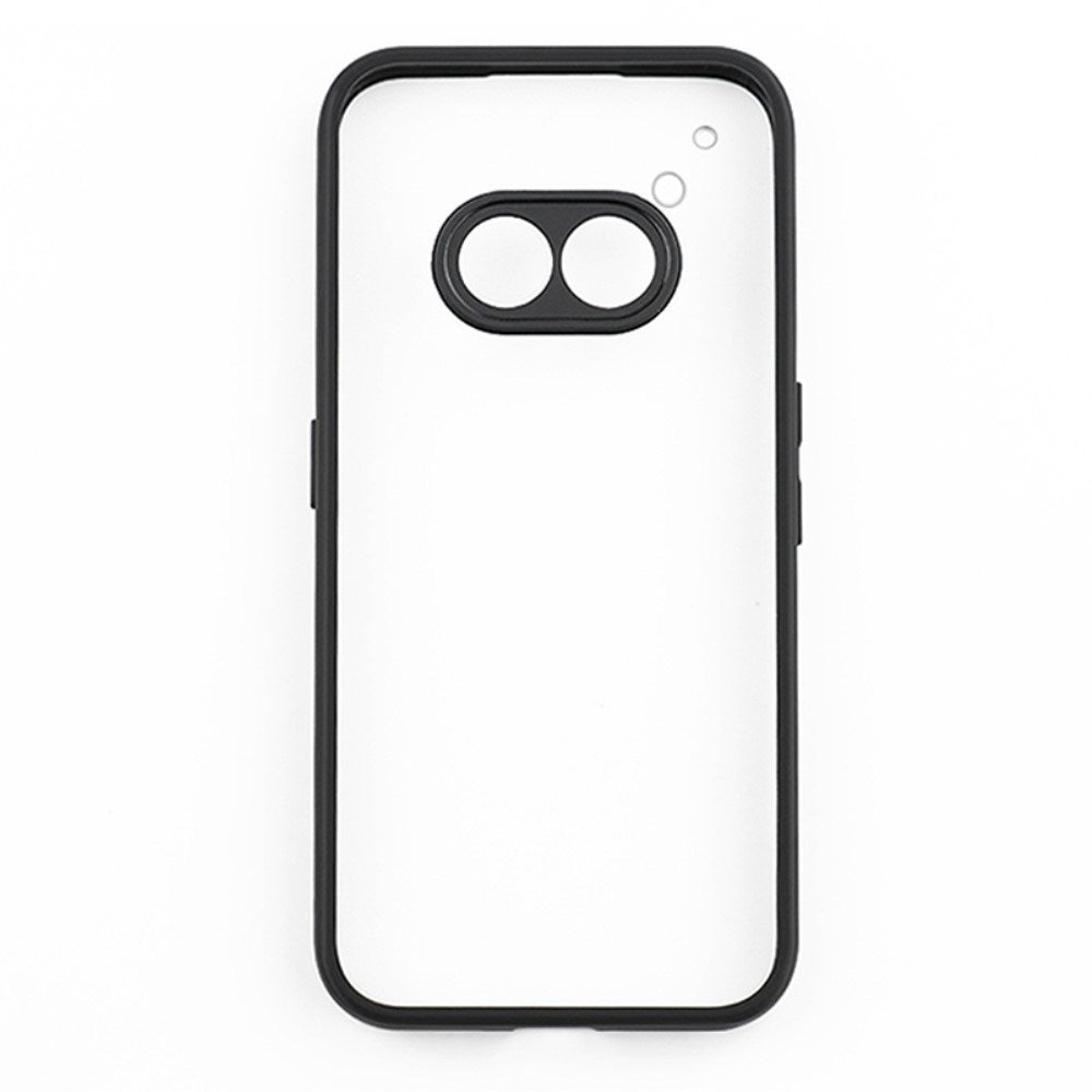 EIDERWOOD Nothing Phone (2a) Hybrid Plastik Bagside Cover  - Gennemsigtig / Sort