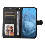 EIDERWOOD Google Pixel 10 / 10 Pro / 9 / 9 Pro Kunstlæder Flip Cover m. Kortholder & Strop - Sort