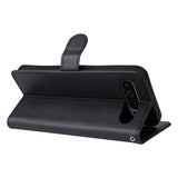 EIDERWOOD Google Pixel 9 Pro XL Læder Flip Cover m. Pung og Strop - Sort