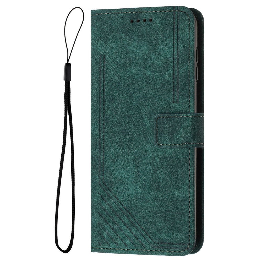 EIDERWOOD Motorola Moto G Play 5G (2024) Læder Flip Cover m. Pung og Strop - Sort