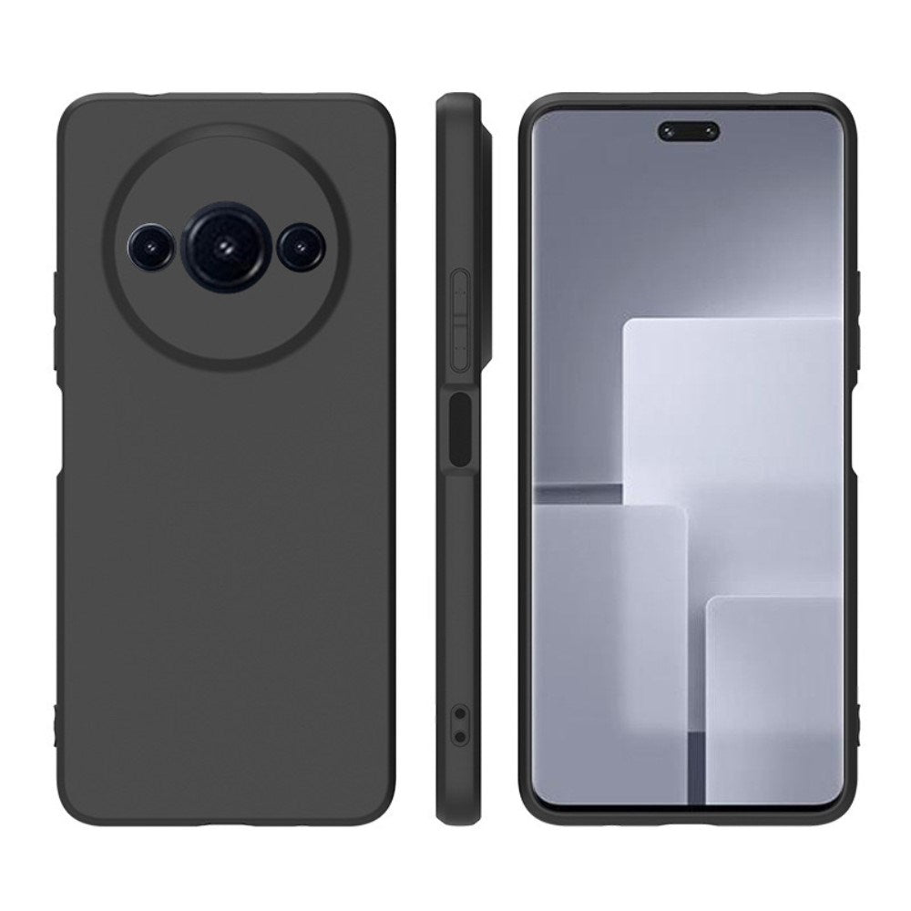 EIDERWOOD Xiaomi Redmi A3 Mat Fleksibel Plastik Bagside Cover - Mørkegrå