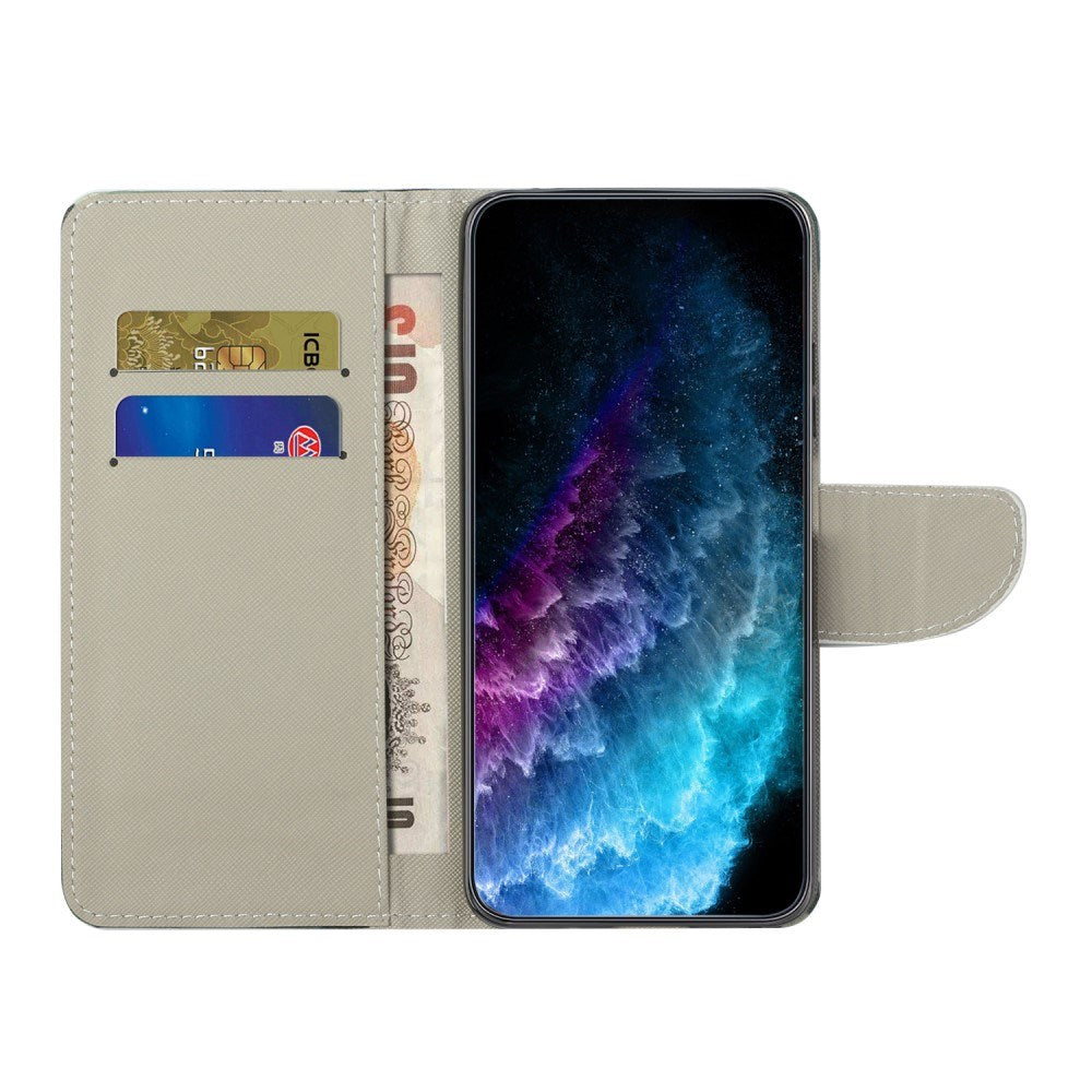 EIDERWOOD Motorola Moto G24 Power Læder Flip Cover m. Pung & Print - "Don't Touch My Phone"