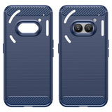 EIDERWOOD Nothing Phone (2a) / (2a) Plus Brushed Carbon Bagside Cover - Blå