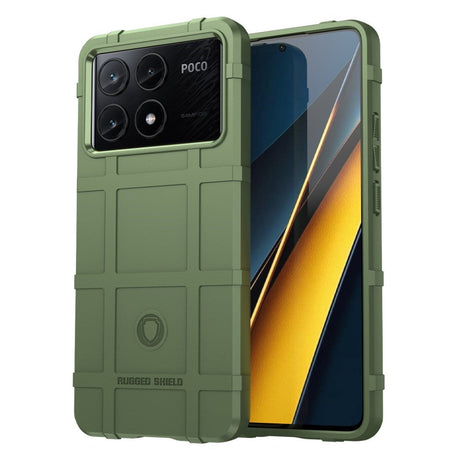 EIDERWOOD Xiaomi Poco X6 Pro Rugged Shield Series Håndværker Bagside Cover - Grøn