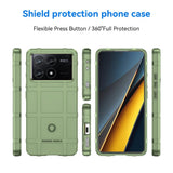 EIDERWOOD Xiaomi Poco X6 Pro Rugged Shield Series Håndværker Bagside Cover - Grøn