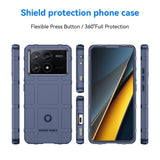 EIDERWOOD Xiaomi Poco X6 Pro Rugged Shield Series Håndværker Bagside Cover - Blå