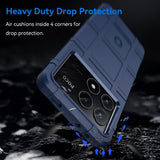 EIDERWOOD Xiaomi Poco X6 Pro Rugged Shield Series Håndværker Bagside Cover - Blå