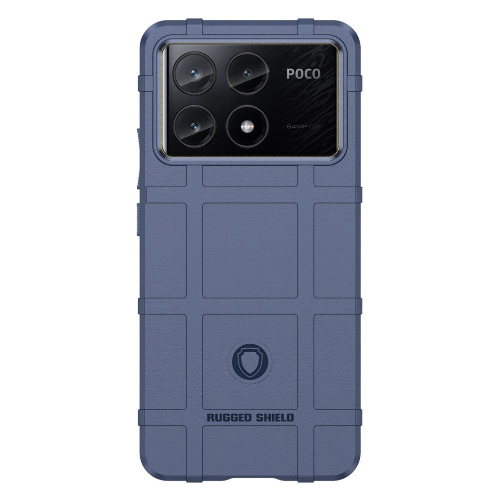 EIDERWOOD Xiaomi Poco X6 Pro Rugged Shield Series Håndværker Bagside Cover - Blå