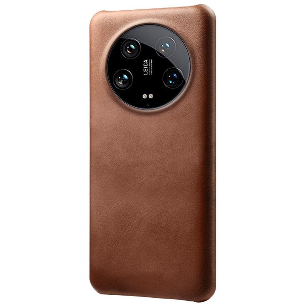 EIDERWOOD Xiaomi 14 Ultra Kunstlæder Bagside Cover - Brun