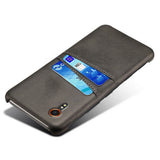 Samsung Galaxy Xcover 7 - EIDERWOOD Kunstlæder Cover m. Indbygget Kortholder - Sort