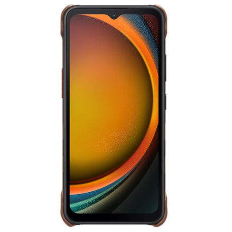 Samsung Galaxy Xcover 7 - EIDERWOOD Kunstlæder Cover m. Indbygget Kortholder - Brun