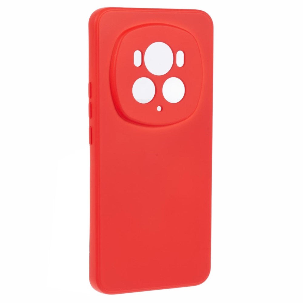 EIDERWOOD Honor Magic6 Pro 5G Plast Case – Beskyttende Cover med Fiberforing og Præcis Kameraudskæring - Rød
