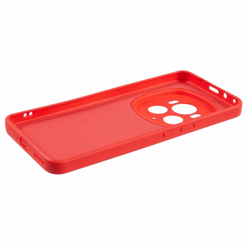 EIDERWOOD Honor Magic6 Pro 5G Plast Case – Beskyttende Cover med Fiberforing og Præcis Kameraudskæring - Rød