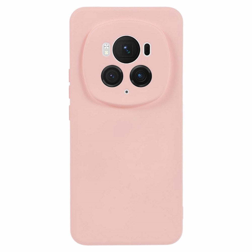 EIDERWOOD Honor Magic6 Pro 5G Plast Case – Beskyttende Cover med Fiberforing og Præcis Kameraudskæring - Lyserød