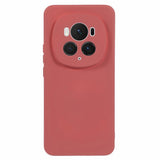 EIDERWOOD Honor Magic6 Pro 5G Plast Case – Beskyttende Cover med Fiberforing og Præcis Kameraudskæring - Mørkerød